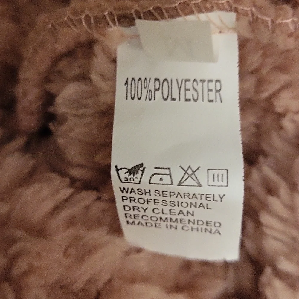 Oversized sherpalike pullover top M NWOT - Picture 7 of 7